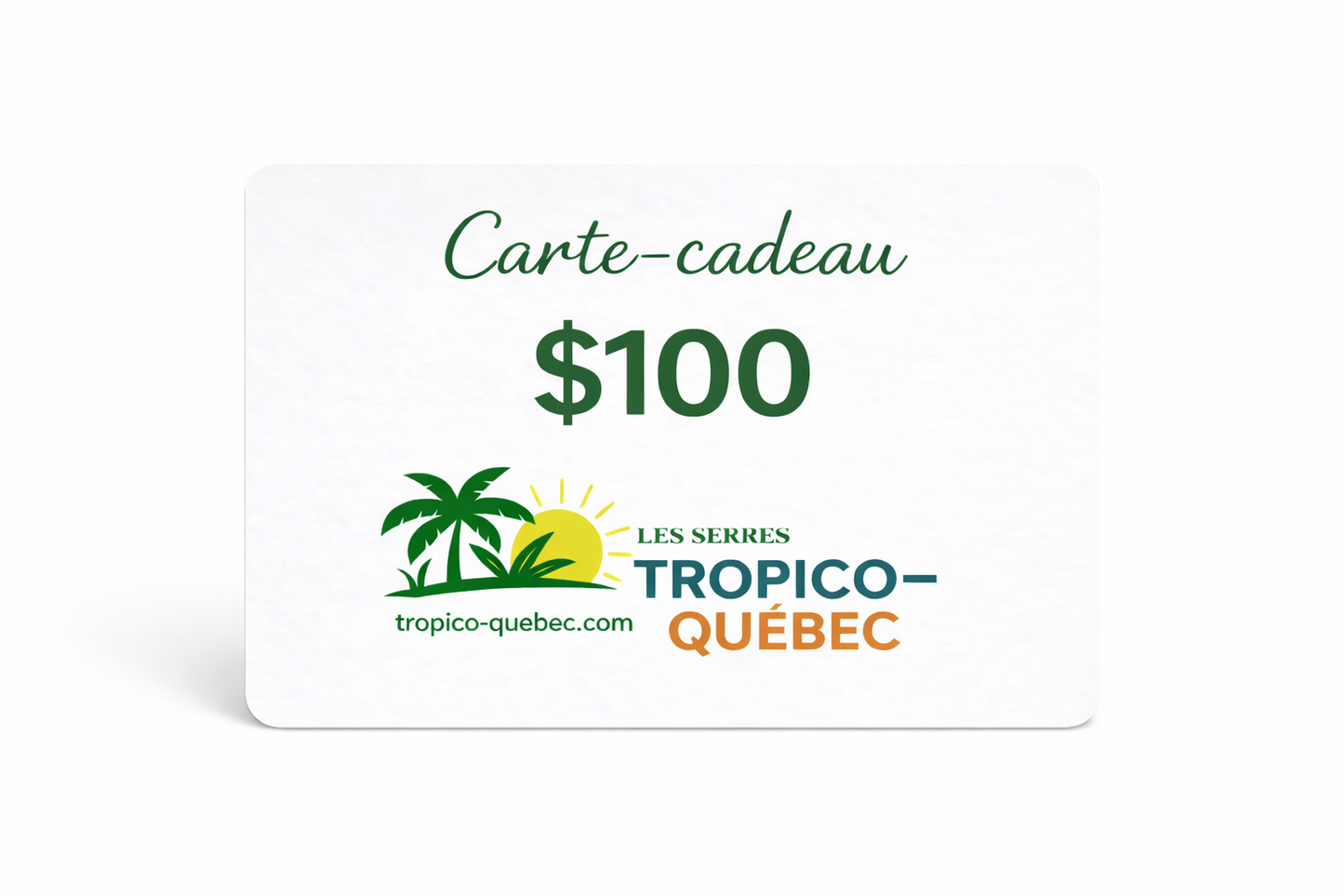 Tropico-Québec Gift Card
