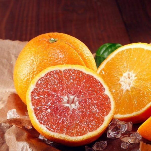 Orange ‘Cara Cara’ – navel à chair rose, goût doux et fruité, agrume populaire – Tropico-Québec