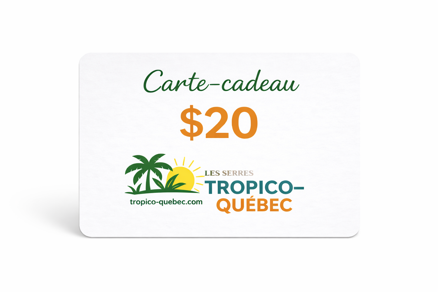 Tropico-Québec Gift Card