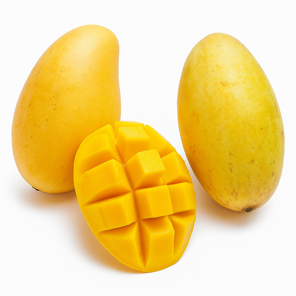 Manguier ‘Philippine’ (Mangifera indica) – mangue jaune sucrée, variété tropicale productive en serre chaude – Tropico-Québec
